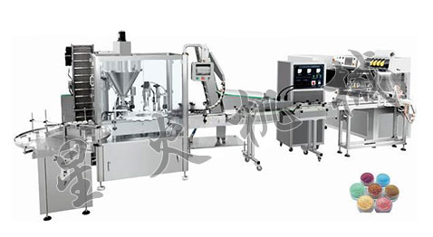 瓶裝粉劑灌裝生產(chǎn)線-全自動(dòng)粉劑瓶裝灌裝線