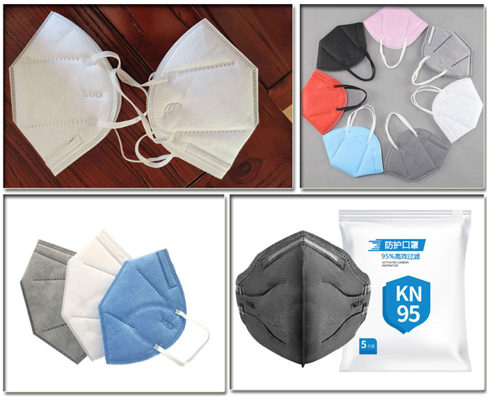 半自動口罩機(jī) 半自動KN95口罩生產(chǎn)樣品展示