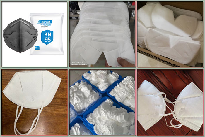 四川n95口罩機(jī)廠家 四川n95口罩機(jī)器生產(chǎn)廠家生產(chǎn)樣品展示