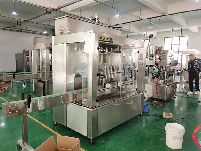 星火灌裝機生產(chǎn)線設備展示