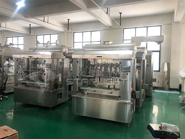 星火膏體灌裝機設(shè)備展示