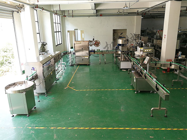 星火瓶裝碳粉灌裝生產(chǎn)線設(shè)備展示